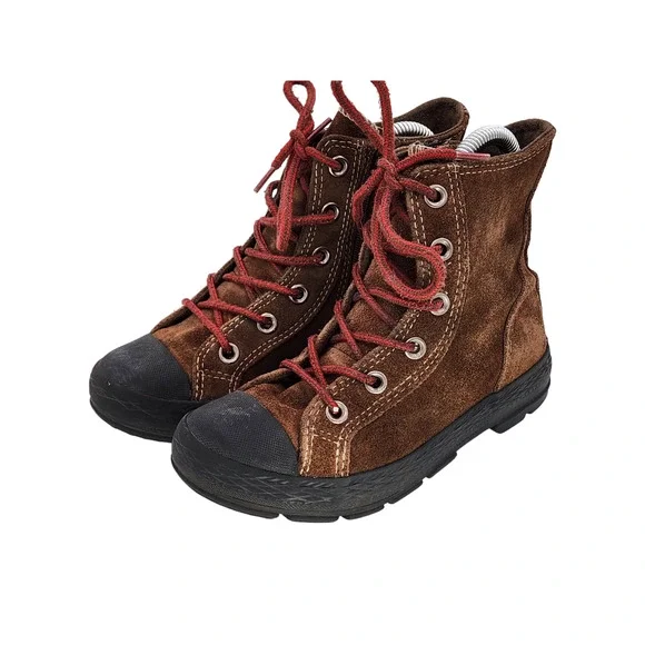 Converse All Star Chuck‎ Taylor Suede Side Zip High-top Junior Size 1 - Picture 5 of 11